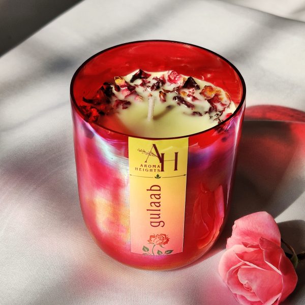 Gulaab Gift Box - Rose Scented Candle - Image 2