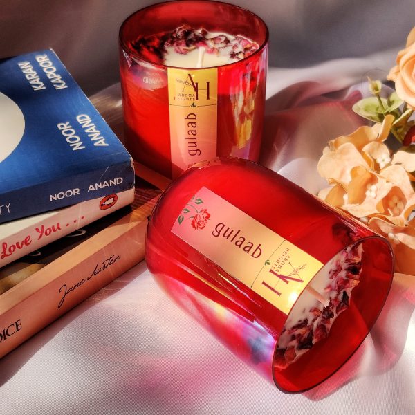 Gulaab Gift Box - Rose Scented Candle - Image 4