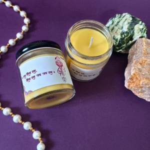 Devotional Ram Navmi candle with soothing Loban fragrance, ideal for prayer and meditation.